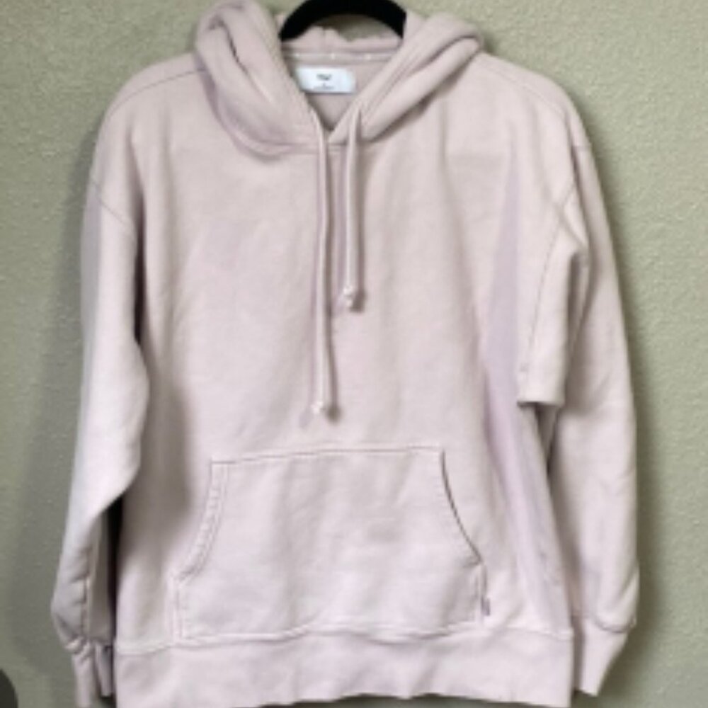 Aritzia TNA CozyAF Fleece Light Pink Sweatshirt Size 2